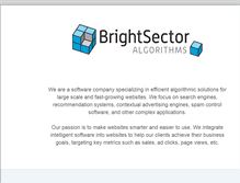 Tablet Screenshot of brightsector.com